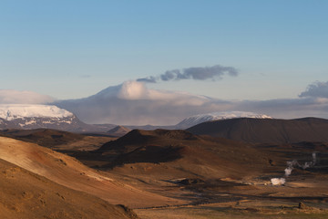 Fototapeta na wymiar Icelandic mountain panorama