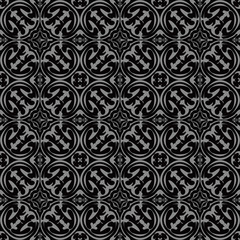 Elegant dark antique background image of 
round geometry kaleidoscope