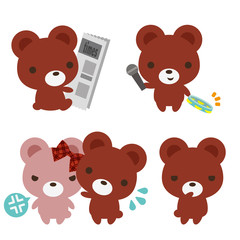 チョコくま赤 怒る