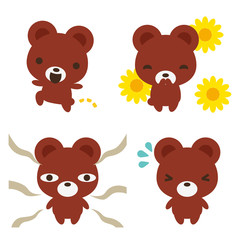 チョコくま赤 ウフフ