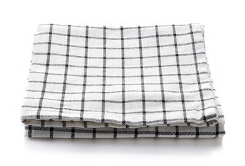 Cotton napkin isolated on white