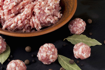 the minced meat