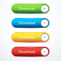 Set of download buttons