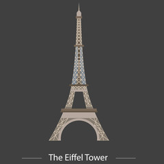Fototapeta na wymiar The Eiffel Tower vector for your ideas