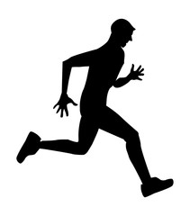 men running illustration