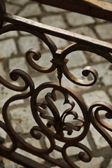 Wrought iron balcony