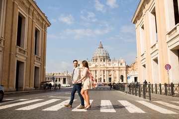 Obraz premium Couple in Rome