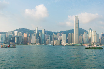 Fototapeta na wymiar Scene of Hong Kong City