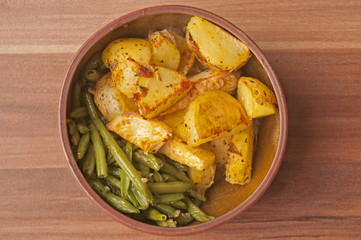 Delicious vegan food