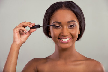 Beautiful Afro American girl