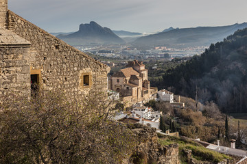 Fototapeta premium Landscape from the old town of Antequera. Malaga. Spain.