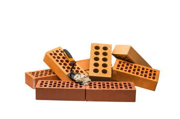 bricks with mortar