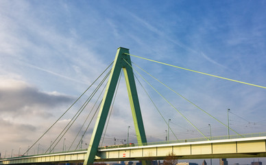 Cologne, cable-stayed bridge across the Rhine