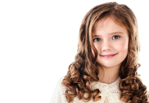 Portrait of adorable smiling  little girl