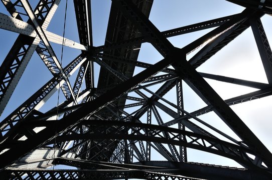Fototapeta Closeup of a bridge