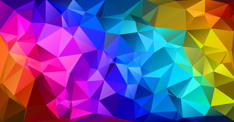 Colorful triangular abstract background. EPS 10 Vector illustration. 