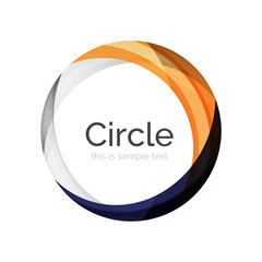 Vector swirl icon or background