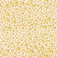 Scattered golden rhinestones