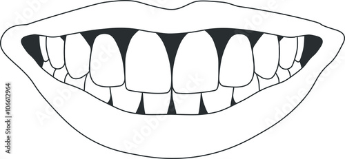 clipart of teeth and lips - photo #21