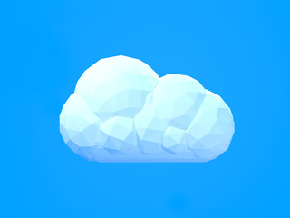 Cloud Technologies Low Poly Art