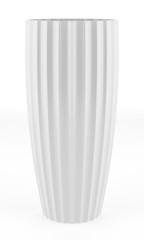 ceramic vase isolated on white background