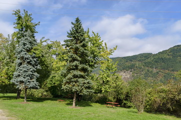 Landscape in Pancharevo park, Bulgaria