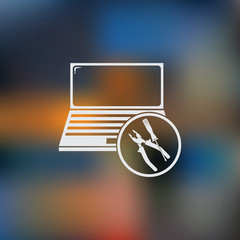 Laptop Repair Icon
