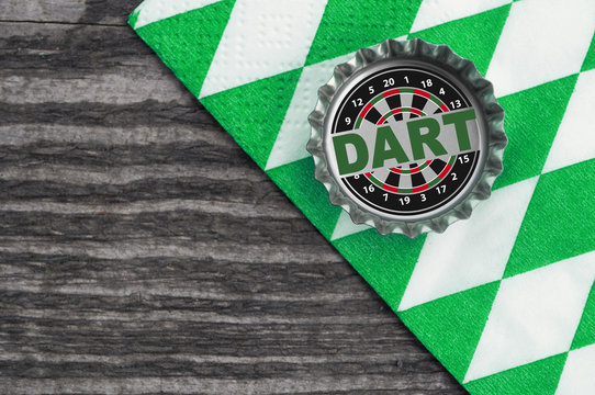 Kronkorken mit Kicker Turnier und Dart