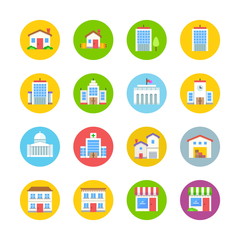 Buildings icons