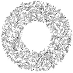 Pattern for coloring book.