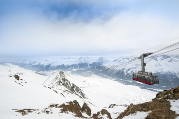 Swiss cable car