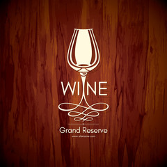 Logotype for wine shop, winery, wine list, restaurant - 106620321