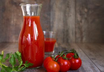 Fresh tomato juice.