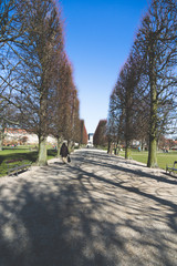 big and beautiful garden near Rosenborg castle in Copenhagen