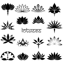 Decorative lotuses