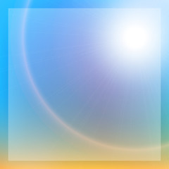 Abstract vector background with blurred lights and white space for text