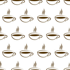 Obraz premium coffee cup seamless