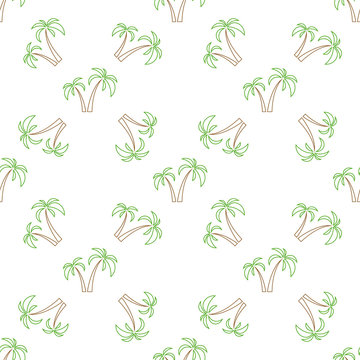 palms seamless isolated