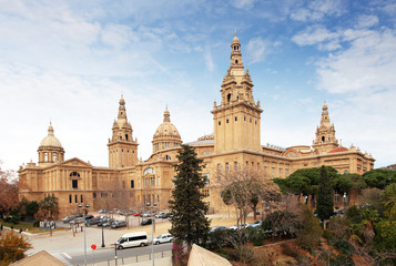 Fototapeta na wymiar Barcelona National art museum of Catalonia, Spain