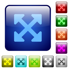 Obraz premium Color resize full alt glass buttons