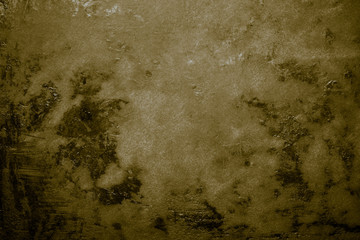 Flour spilling on black background. Toned