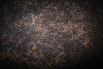 The surface of the pan to the oven for textured metal background
