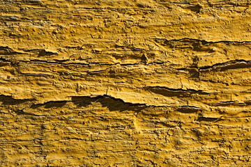 Wooden surface covered with old oil paint