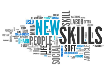 Word Cloud New Skills