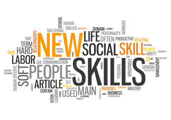 Word Cloud New Skills
