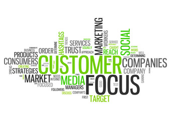Word Cloud Customer Focus