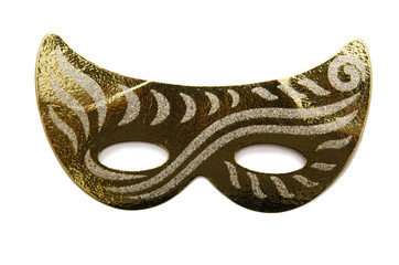 Carnival masks isolated on the white background