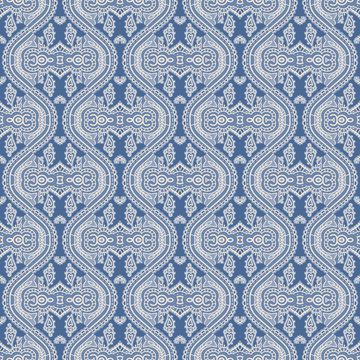 Seamless Paisley Pattern. Hand drawn ornamental wallpaper or textile pattern with Paisley motives. © Aniko G Enderle