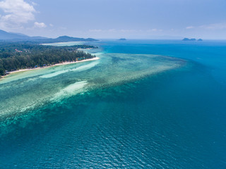 Fototapeta premium ,Aerial view of Koh Phangan, Thailand