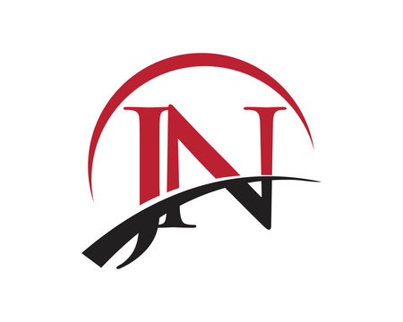 JN red letter logo swoosh